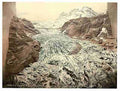 Vintage Glacier Garden II Lucerne A4 Photo Print