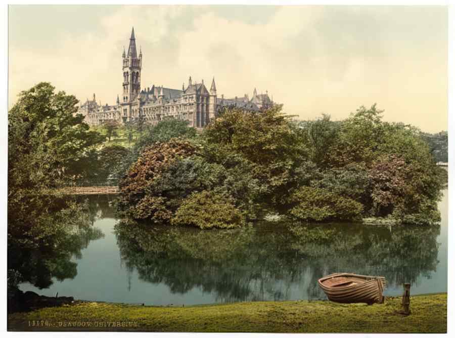 Vintage Glasgow University 2 A4 Photo Print