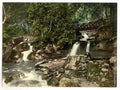 Vintage Glen Lyn Falls And Upper Bridge Lynton And Lynmouth England A4 Photo Print