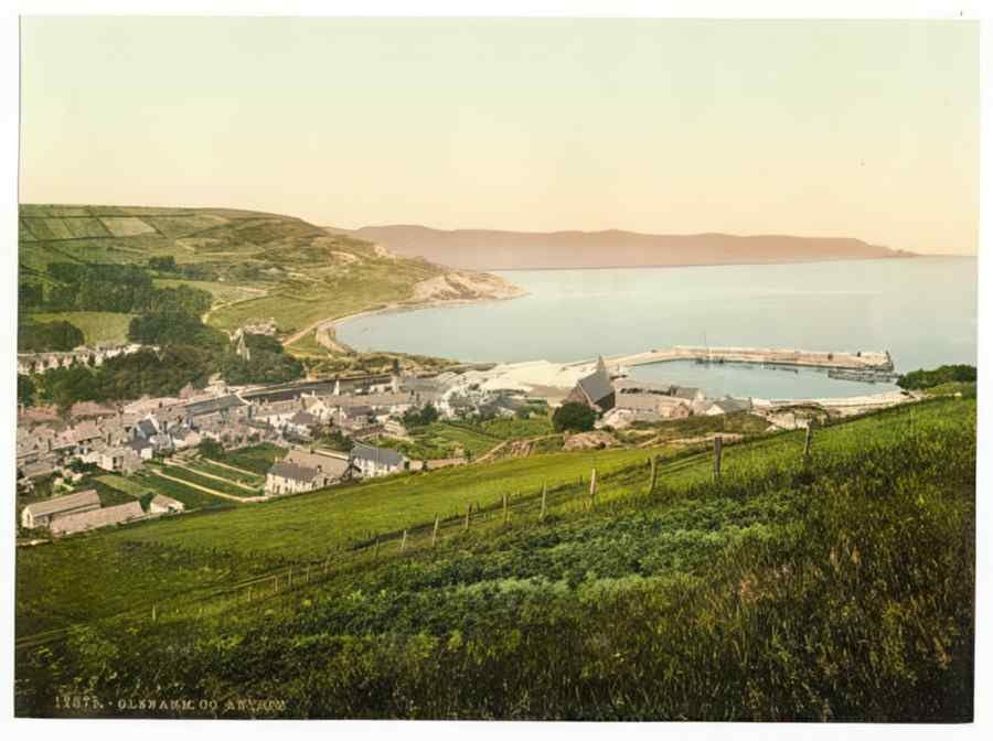 Vintage Glenarm County Antrim Ireland A4 Photo Print