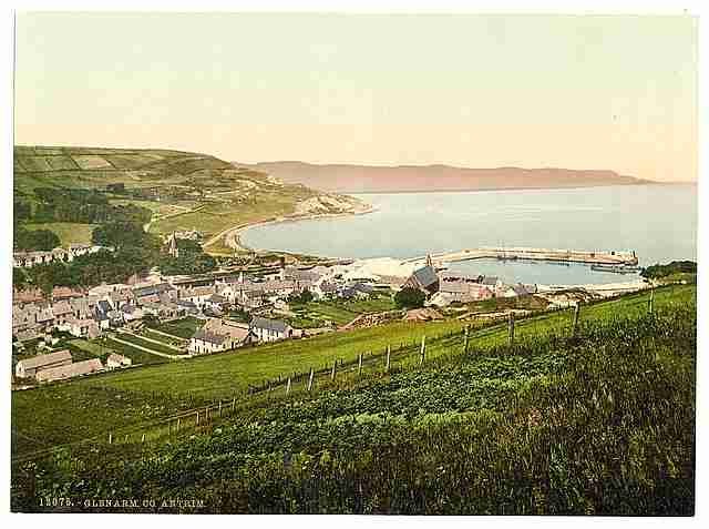 Vintage Glenarm County Antrim A4 Photo Print
