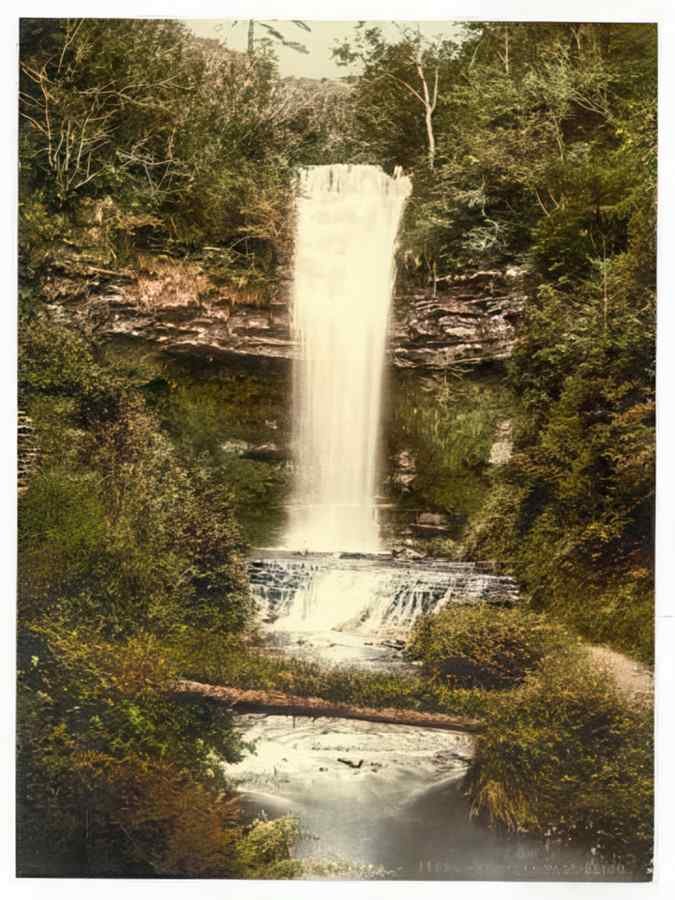Vintage Glencar Fall County Sligo Ireland A4 Photo Print