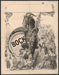 Vintage Goat Bock 2 Vintage Retro Advert Poster