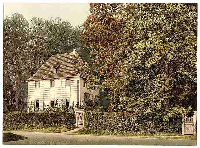 Vintage Goethes House Weimar Thuringia A4 Photo Print