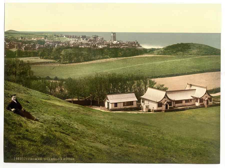 Vintage Golf Club House Cromer England A4 Photo Print