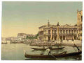 Vintage Gondolas and Piazzetta di San Marco Venice A4 Photo Print