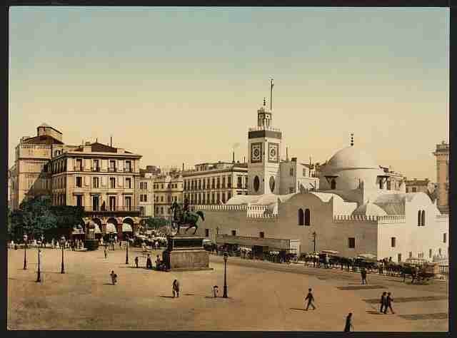 Vintage Government place Algiers A4 Photo Print