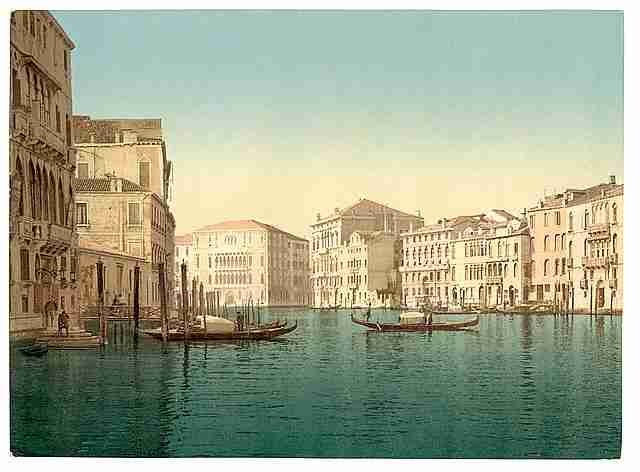 Vintage Grand Canal Venice A4 Photo Print