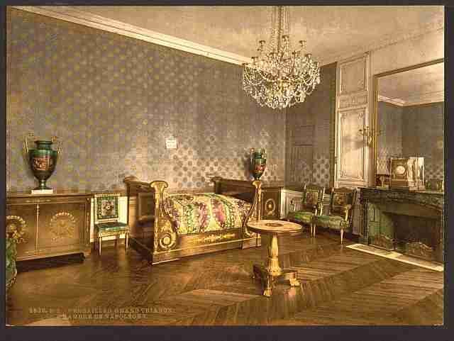 Vintage Grand Trianon chamber of Napoleon A4 Photo Print