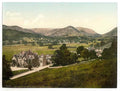 Vintage Grasmere From Prince Of Wales Hotel Lake District England A4 Photo Print