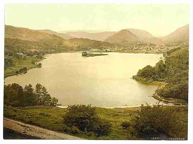 Vintage Grasmere Lake District A4 Photo Print