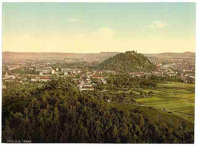 Vintage Graz Styria 2 A4 Photo Print