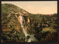 Vintage Great Cascade Tivoli Rome A4 Photo Print