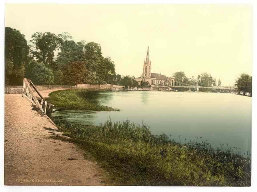Vintage Great Marlow London And Suburbs England A4 Photo Print