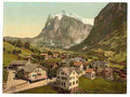 Vintage Grindelwald Bernese Oberland A4 Photo Print