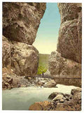 Vintage Grindelwald grotto I Bernese Oberland A4 Photo Print
