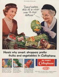 Vintage Grocery Women 1940s Vintage Retro Advert Poster