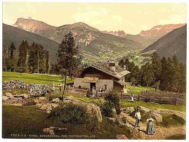 Vintage Grodnenthal Tyrol A4 Photo Print