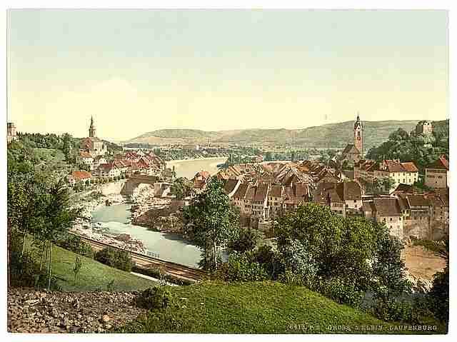 Vintage Gross and Klein Laufenburg Aargau A4 Photo Print