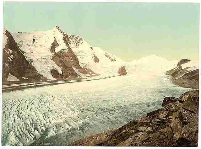 Vintage Grossglockner and Johannisberg Carinthia A4 Photo Print
