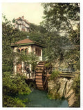 Vintage Groudle Glen The Mill Isle Of Man England A4 Photo Print