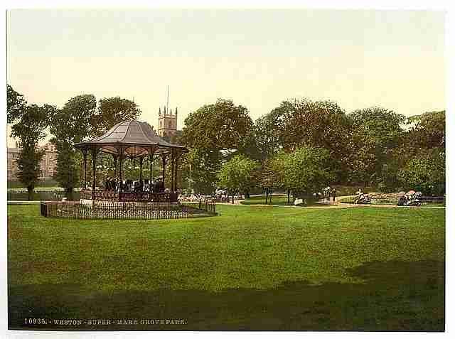 Vintage Grove Park Weston super Mare A4 Photo Print