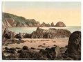 Vintage Guernsey Moulin Huet Bay I Channel Islands A4 Photo Print