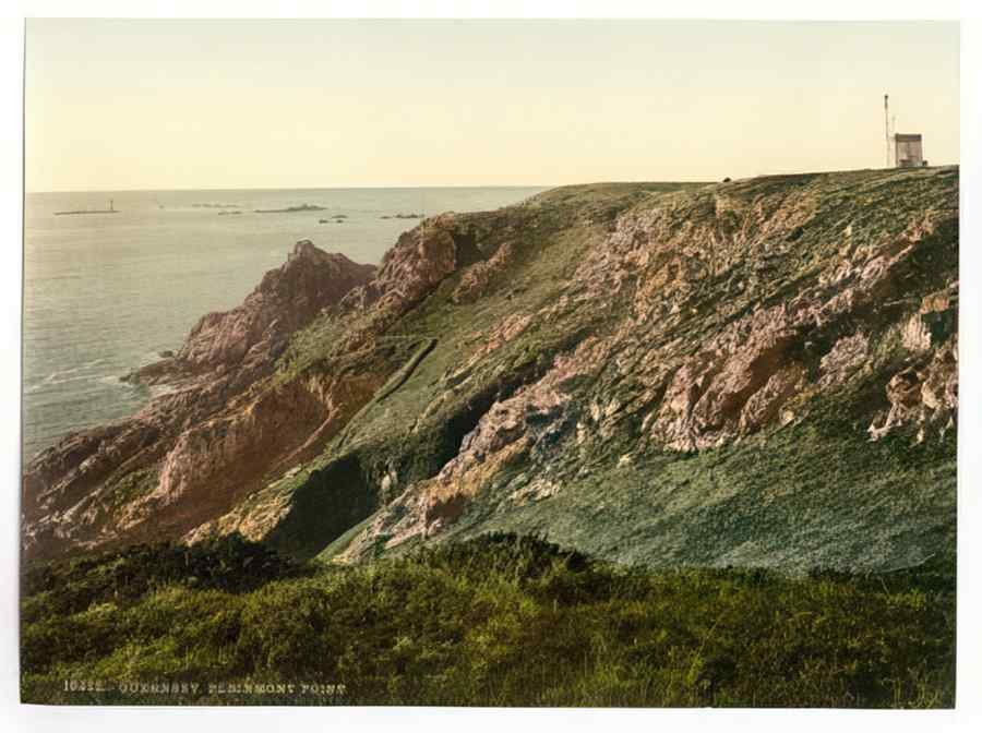 Vintage Guernsey Pleinmont Point Channel Islands England A4 Photo Print