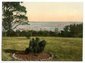 Vintage Guernsey The Harbour From Castle Cary Channel Islands England A4 Photo Print