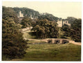 Vintage Haddon Hall Derbyshire England A4 Photo Print
