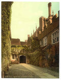 Vintage Hampton Court Palace Gateway London And Suburbs England A4 Photo Print