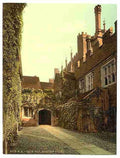 Vintage Hampton Court Palace Gateway London and suburbs A4 Photo Print
