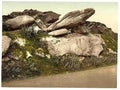 Vintage Hathersage Toad Rock Derbyshire A4 Photo Print