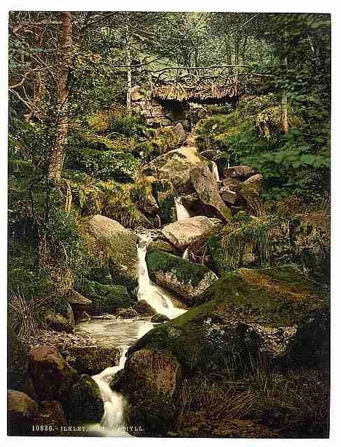 Vintage Hebers Ghyll Ilkley A4 Photo Print