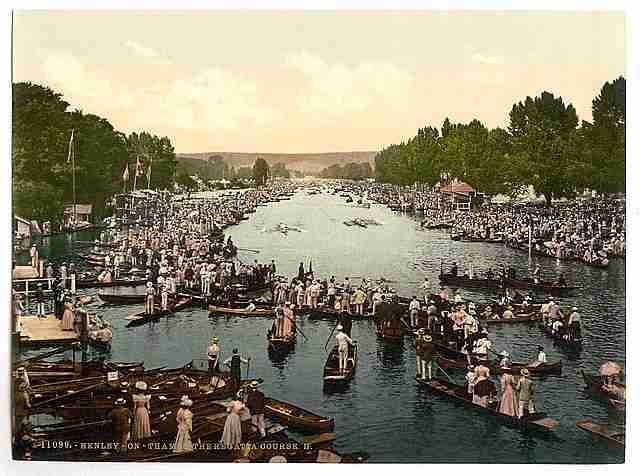 Vintage Henley Regatta II London and suburbs A4 Photo Print