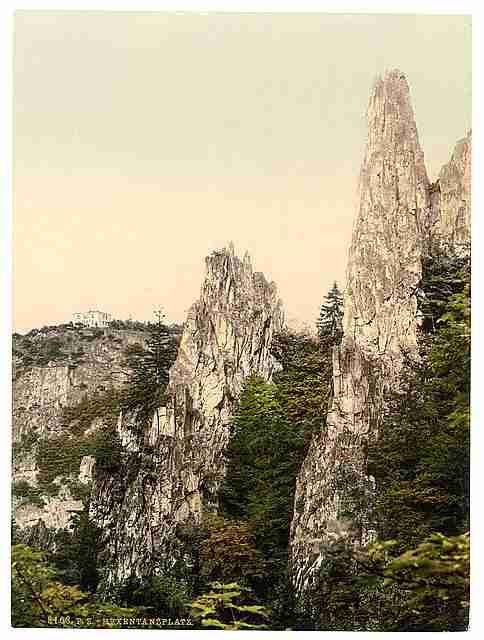 Vintage Hexentanzplatz Bodenthal Hartz A4 Photo Print