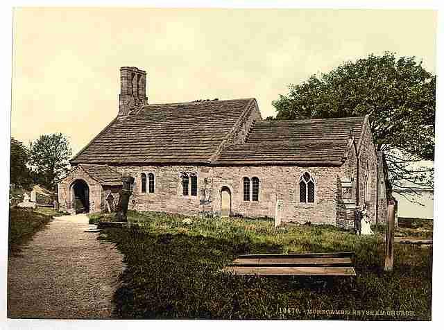 Vintage Heysham Church Morecambe A4 Photo Print