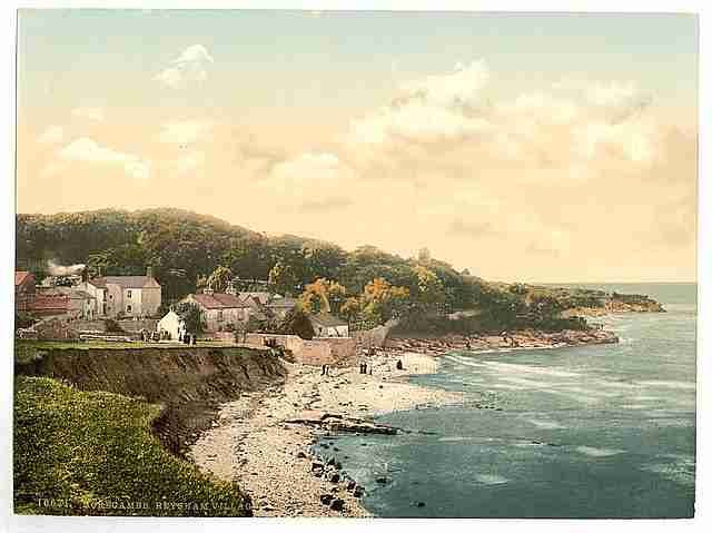 Vintage Heysham Village Morecambe A4 Photo Print