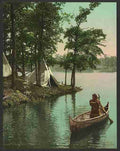 Vintage Hiawathas arrival A4 Photo Print