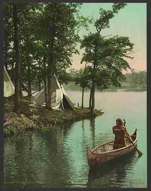 Vintage Hiawathas arrival A4 Photo Print