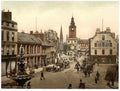 Vintage High Street Dumfries Scotland A4 Photo Print