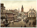 Vintage High Street Dumfries A4 Photo Print