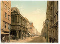 Vintage High Street Exeter England A4 Photo Print