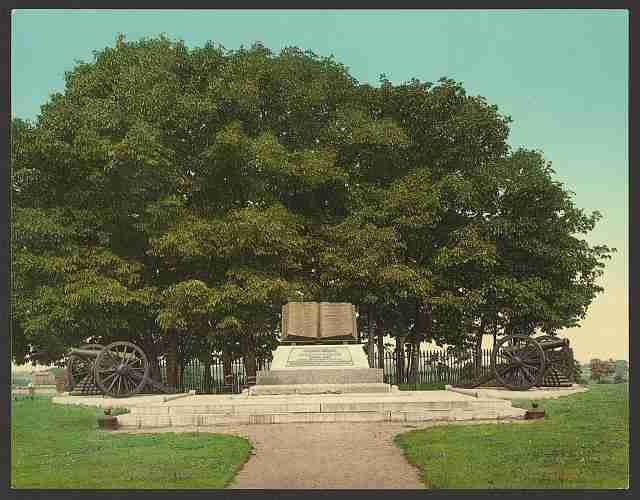 Vintage High water mark Gettysburg A4 Photo Print