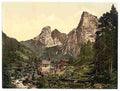 Vintage Hinterbarenbad Upper Bavaria A4 Photo Print