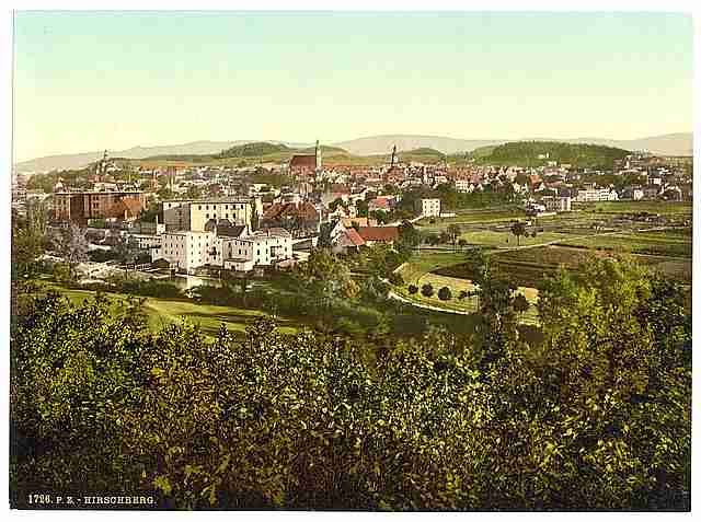Vintage Hirschberg Riesengebirge A4 Photo Print