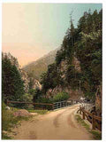 Vintage Hoellenthal Holzsteg Lower Austria A4 Photo Print