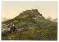 Vintage Hohen Kasten view Appenzell A4 Photo Print