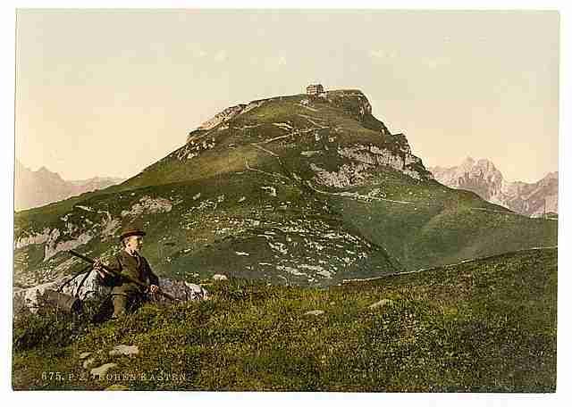 Vintage Hohen Kasten view Appenzell A4 Photo Print