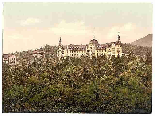 Vintage Hohenhonnef Sanatarium Cologne the Rhine A4 Photo Print
